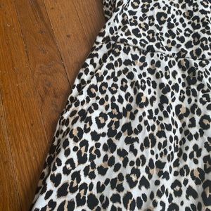 Old Navy sleeveless leopard print shift dress.